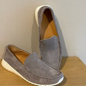 Olukai KA’A Loafer Gray Leather Suede Slip On Casual Shoes Men’s Sz 11.5 NEW